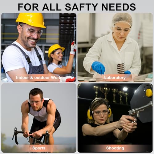 Z87 Safety Glasses for Men 36pack, Clear Safety Glasses for Women, Scratch&Impact-Resistant Eye Protection Glasses with ANSI Z87.1 Certification - color: 36pcs-clear