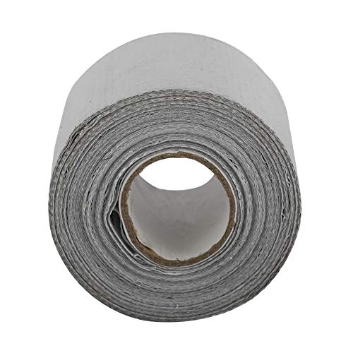 AuInn Self-Adhesive Heat Reflective Heat Resistant High Temperature Tape Fiberglass Heat Shielding Foil Tape (1.5 Inch × 29.53FT)