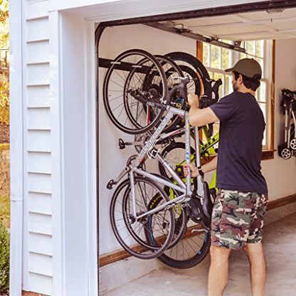 StoreYourBoard Bike Storage Rack, 4 Bike Racks for Garage, Solid Steel Extra Heavy Duty BLAT Bike Rack - Garage Wall Mounted Bicycle Storage, Up to 200lbs, 32-inch - size: X-large, style: 4 Bikes