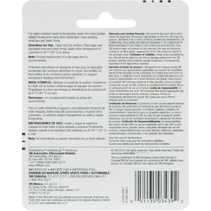 3M Clear Repair Tape, 03439, 1-1/2 in x 115 in - size: 1.5 in x 115 in, style: Clear
