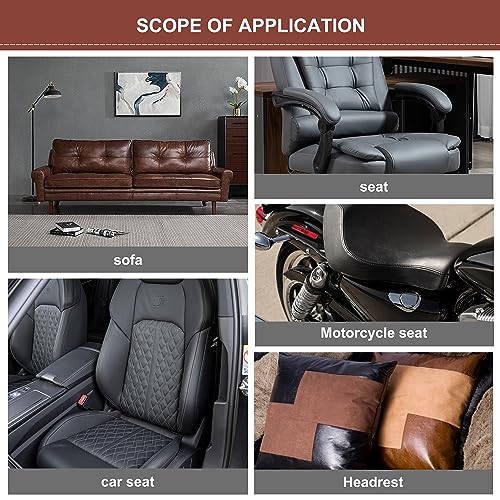 Besezx Leather Repair Patch Tape Kit, Self Adhesive Leather Repair for Furniture, Couch, Sofa, Car Seats,Office Chair,Vinyl Repair Kit.3.1inx60in - color: Black, size: 3.1 in X 60 in