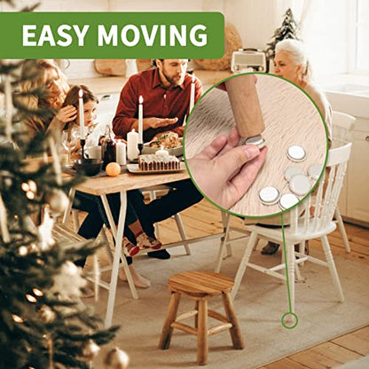 Furniture Sliders for Carpet 48 PCS - 1 inch Furniture Moving Slider Chair Legs Floors Protectors Appliance Slider for Kitchen Appliances - size: 48 Pcs 1 Inch Beige