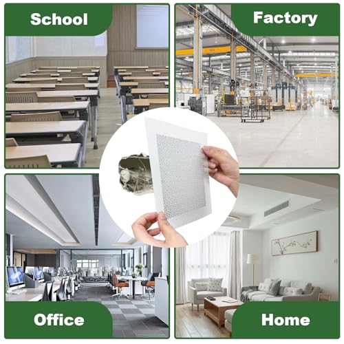 Drywall Repair Kit, 11 Pcs Drywall Patch, Dry Wall Web Repair Patch Kits for Holes, Plaster Sheetrock Repair Patching Kit with Scraper and Sandpaper