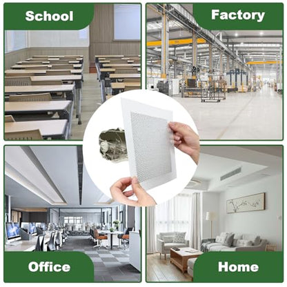 Drywall Repair Kit, 11 Pcs Drywall Patch, Dry Wall Web Repair Patch Kits for Holes, Plaster Sheetrock Repair Patching Kit with Scraper and Sandpaper