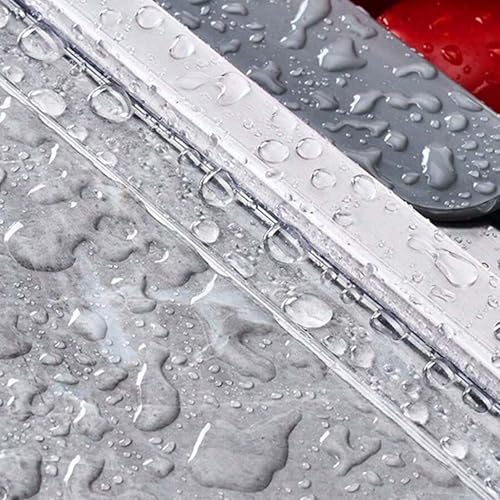1 Roll Caulk Tape Self Adhesive Waterproof, Transparent Kitchen and Wall Sealing Tape, Bathroom Sealant Strip for Toilet, Bath Tub, Sink, Shower (Clear,1.5" x10.5Ft) - color: Clear