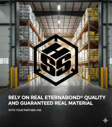 EternaBond RoofSeal Gray 4" x50' MicroSealant UV Stable RV Roof Seal Repair Tape | 35 mil Total Thickness - EB-RG040-50R - One-Step Durable, Waterproof and Airtight Sealant - color: Gray, size: 4" x 50'
