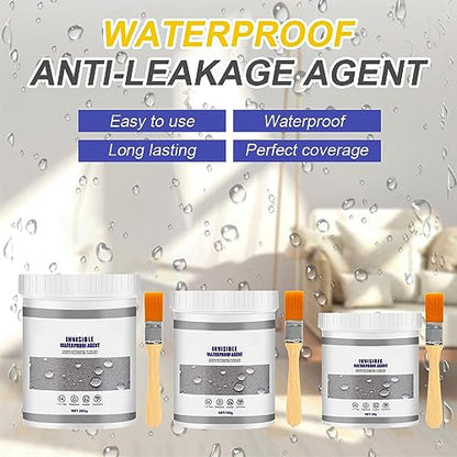 Super Strong Invisible Waterproof Anti-Leakage Agent, 2023 New Transparent Repairing Leak Waterproof Adhesive, Waterproof Insulating Sealant for Home Bathroom Roof (100g) - color: 100g