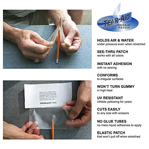 Tear-Aid Vinyl Repair Patch Kit - size: Vinyl Repair - 3" X 5' Roll (Pack of 2)