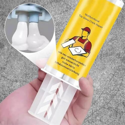 Multifunctional Tile Stone Crack Repair Kit, Porcelain Tile Repair Kit, Tile Granite and Marble Repair Kit, Tile and Ceramic Glaze Repair Paste (1Set)
