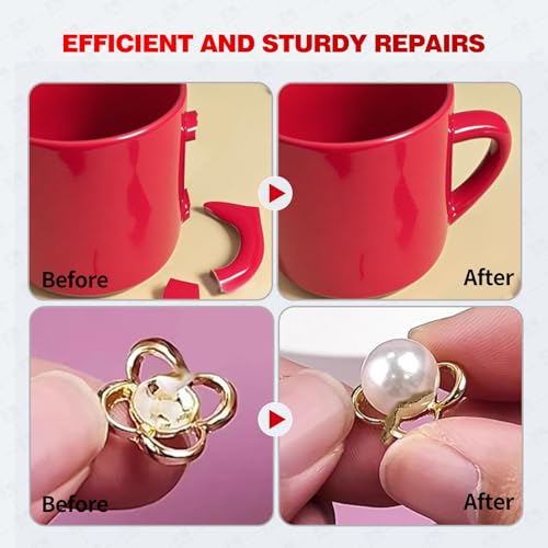 30 Minute Epoxy Glue, Clear Epoxy Resin Adhesive, Liquid Welding Heavy Duty, 2 Part Epoxy Adhesive for Repairing Plastic, Ceramic, Wood, Stone, Metal, Stainless Steel, 1.76 oz - size: 30min Glue1