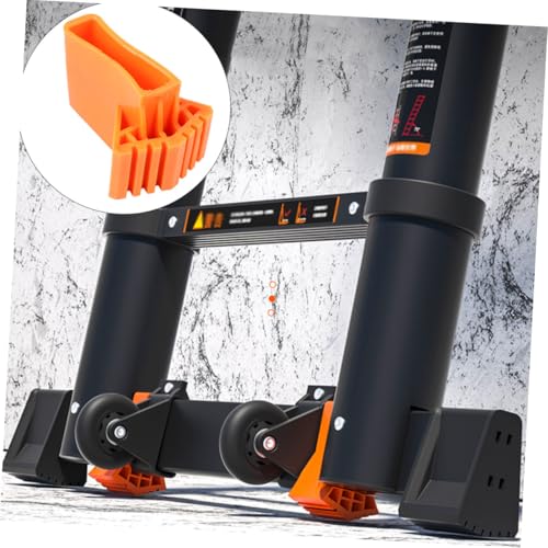 Alipis 6pcs Non-Slip Ladder Feet Mat Plastic Foot Cushion Anti-Skid Folding Ladder Covers Stabilizer Accessories for Safe Climbing