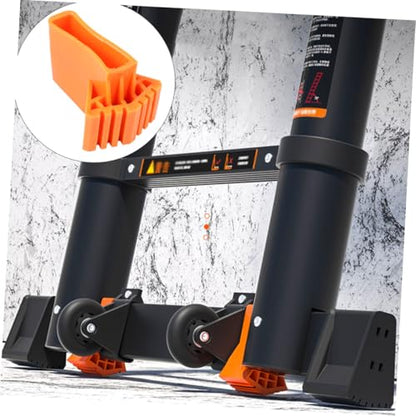 Alipis 6pcs Non-Slip Ladder Feet Mat Plastic Foot Cushion Anti-Skid Folding Ladder Covers Stabilizer Accessories for Safe Climbing
