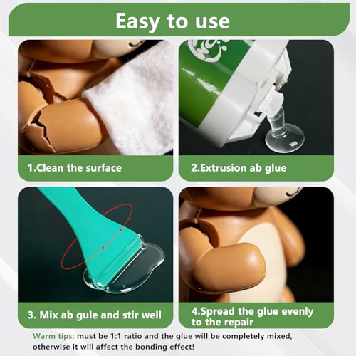 SPMG Metal Glue - High Strength, Heavy Duty Waterproof Epoxy Adhesive for Metal, Plastic, Ceramic, Wood, Glass. Professional Repair for Automotive, Plumbing, DIY & Construction epoxy Glue