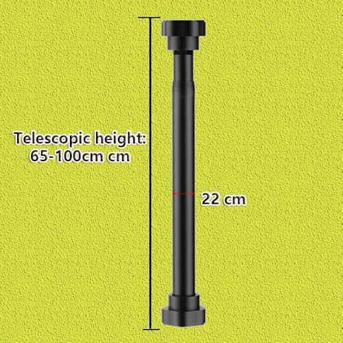 Sink Support Legs Adjustable, Undermount Basin Brackets Black Furniture Leg, Stainless Steel Support Poles Repair Kit for Kitchen Sink Table Leg(2*Height 65-100cm(25.6"-39.4")) - size: 2*Height 65-100cm(25.6"-39.4")
