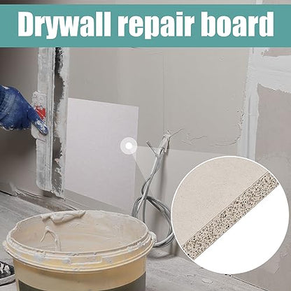 Amylove Drywall Repair Panel Drywall Patch Panel for Wall Repair(4 Pieces,6" x 6" x 1/2") - size: 6" x 6" x 1/2"