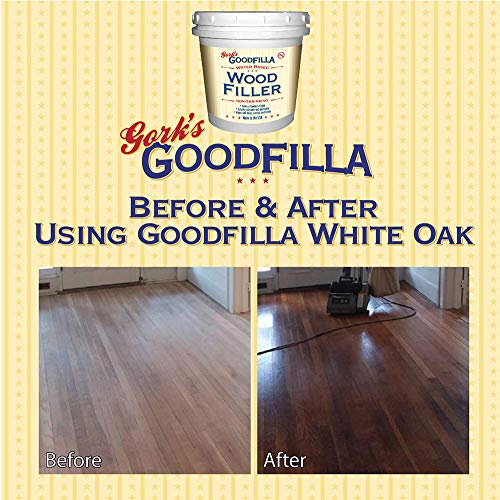Goodfilla Ash, 8 oz, Wood and Grain Filler, Stainable, Tintable, Sandable, Zero Waste, Non-Toxic, USA Made - color: Ash, size: 8 oz