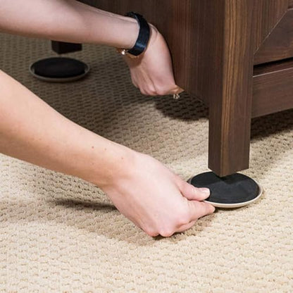 ULTECHNOVO 16pcs Heavy Duty Furniture Leg Sliders Floor Protectors for Moving Heavy Furniture on Carpet and Hard Floors 3.5-inch