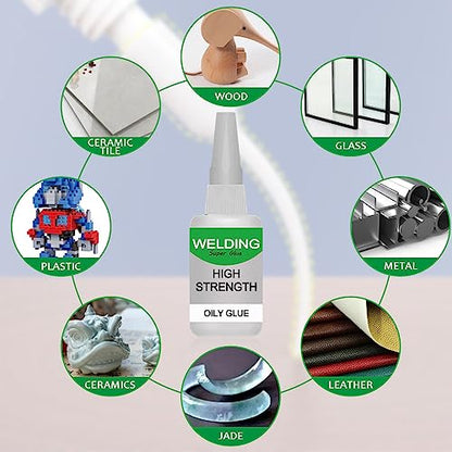 Welding High-Strength Oily Glue, Multifunctional Glue Powerful Universal Glue, High-Strength Oil-Based Welding Adhesive (5 Pcs) - color: 5 Pcs