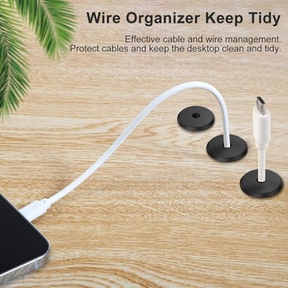 Furniture Wall Hole Bushing Cable Grommet for Starlink Ethernet Cable,Covering 3/4 inch Desk Holes,Universal Cable Management Wire Organizer Pass Through Holes Cover Kits (Black - 4 Pack) - color: Black - 4 Pack