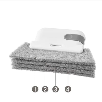 3 in 1 Magic Window Track Cleaner Multi Layer Window Slot Cleaning Tool Gap Cleaning Brush