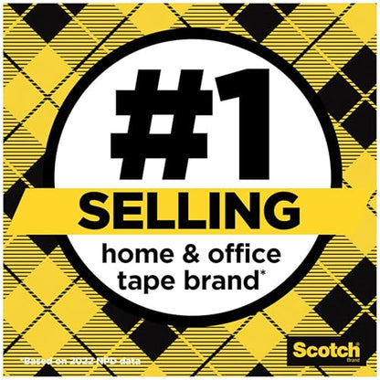 Double Sided Office Tape, 1/2" x 36 yards, 3" Core, Clear MMM665121296