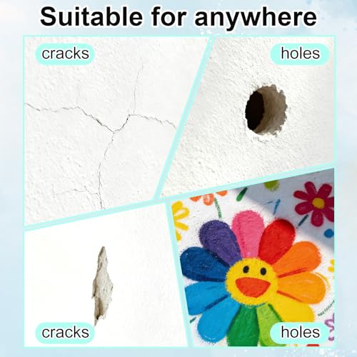 Drywall Repair Kit, Wall Mending Agent with Scraper Sandpaper & Nozzle Extender Spackling Filler for Holes Cracks Walls & Ceilings