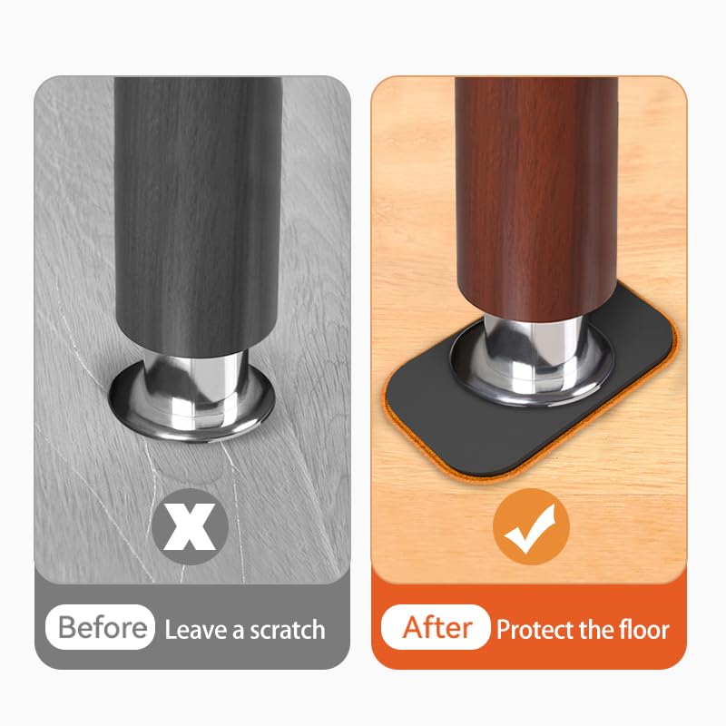 8 Pcs Furniture Sliders, Furniture Movers for Hardwood Floors & Carpet, Heavy Duty Furniture Sliders for Smooth Glide-9 1/2" XL - size: 9 1/2"