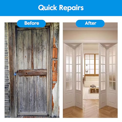 HOME MASTER HARDWARE Bifold Door Hardware Repair Kit, 2 Pack Bi-fold Sliding Closet Doors Replacement Parts, Folding Pocket Door Replacement Parts Set,Include Top Bottom Pivots Bracket and Guide Wheel