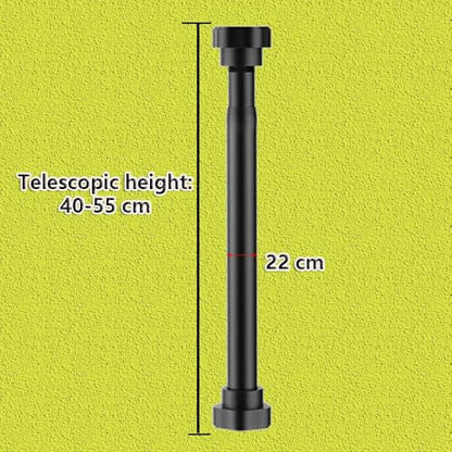 Sink Support Legs Adjustable, Undermount Basin Brackets Black Furniture Leg, Stainless Steel Support Poles Repair Kit for Kitchen Sink Table Leg(2*Height 40-55cm(15.7"- 21.6")) - size: 2*Height 40-55cm(15.7"- 21.6")
