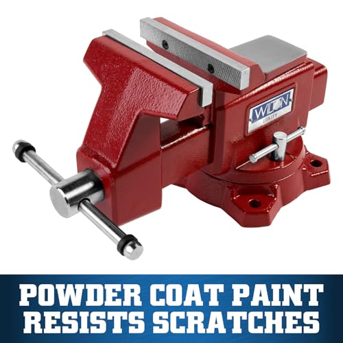 Wilton Utility Bench Vise, 5-1/2" Jaw Width, 5" Jaw Opening, 3-1/4" Throat (Model 675U) - size: 5-1/2 in. Width, style: 5 in. Opening