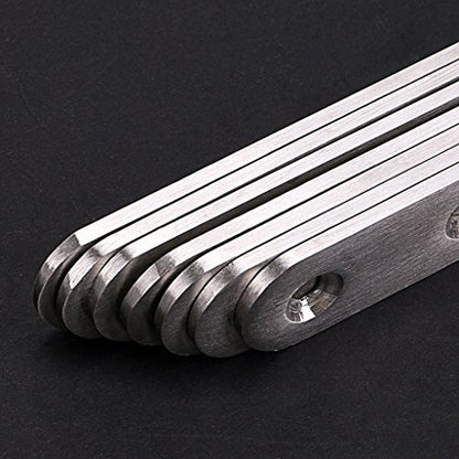 Sumnacon 8 Pcs Stainless Steel Flat Plates - 6 Inch Heavy Duty Mending Plate Straight Corner Brace Brackets Connector Furniture Repair Fixing Joint with Screws, Silver - size: 6 Inch Silver