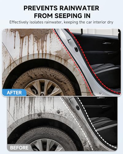 BIOOICHWeather Stripping Door Seal for Toyota RAV4 2019-2025, Rubber Seal Weather Strip Kit, Soundproof Noise Insulation Dustproof for Front/Rear Trunk A-Pillar B-Pillar Front/Rear Door (10-Pack) - size: for Toyota 2019–2025 RAV4