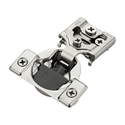 HOME EDIT 2 Pack 1 Pair 1/2 inch Overlay Soft Close Cabinet Hinges for Kitchen, Stainless Steel Three-Way Adjustable, Concealed Self-Closing Door Hinges - size: 1/2 inch Overlay