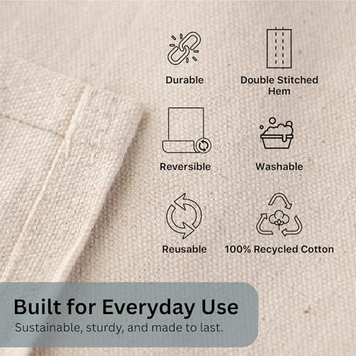 Top Cotton Canvas Drop Cloth 1Pc, Reusable Paint Drop Cloth, 100% Recycled Cotton Canvas Tarp Cover for Painter, Furniture, Floor Protection, All Purpose Painters Dropcloth for Christmas DIY (4x5FT) - size: Pack of 1 - 4' x 5' (Standard)