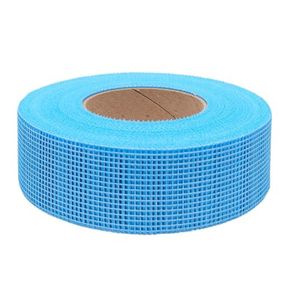 TOOLPRO Self- Adhesive Fiberglass Mesh Drywall Tape for Sealing Drywall Joints. (1, Blue) - color: Blue