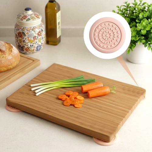 8PCS Silicone Cutting Board Feet Anti-Slip Rubber Feet for Cutting Board Couch Grips to Prevent Sliding on Foot Non Slip Rubber Grippers Shock-Absorbent for Boards Furniture