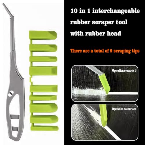 2 pieces 3-IN-1 Caulk Tool for Removal and Applicationl, Suitable for precision machining tools in bathrooms, kitchens, and other areas