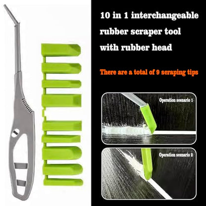 2 pieces 3-IN-1 Caulk Tool for Removal and Applicationl, Suitable for precision machining tools in bathrooms, kitchens, and other areas