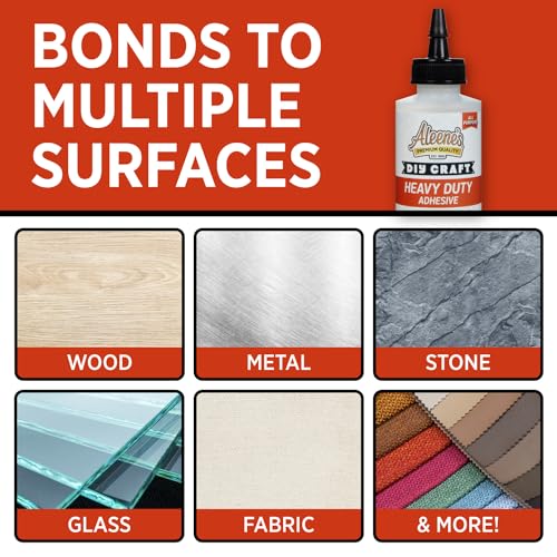 Aleene's DIY Craft Heavy-Duty Glue, Industrial Strength Glue, Super Strong Adhesive 4 fl oz