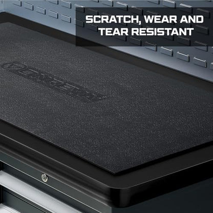 ONREVA Workbench Mat 24X48 Inches, EVA Work Mat, Protect Your Work Bench Top, Heavy Duty Pad for Tool Box Top, Table, Tool Station, Rolling Cabinet Cart Cover Liner Matt, 48"X24" 5mm Thick