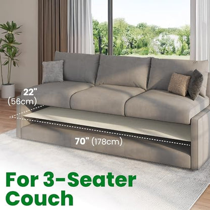 ECOHomes Couch Cushion Grip Pad, Couch Cushion Non Slip Pads Keep Sofa Cushions from Sliding - Anti Slip Couch & Patio Grips Stop Sliding, Mattress Gripper to Prevent Sliding (3 Seater - 22" x 70") - size: 3 Seater Couch (22" By 70")