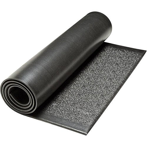 ⅜” Thick Anti Fatigue Mats for Workshop w/ Beveled Anti-Trip Edges - Soft Vinyl Foam Mat for Workbench & Stationary Tools - Roll Out Mat w/ Pebble Grain Surface Finish - Unique Work Area Floor Mats