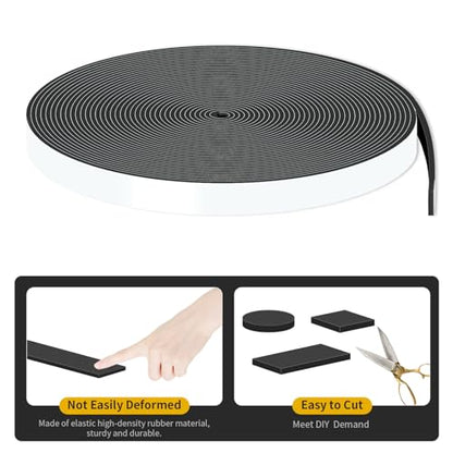 Weather Stripping,Strong Adhesive, Lightproof, Soundproof Foam,Door Seal Strip for Door Frame,Window Frame,Sliding Door (Black,1 in x 1/16 in x 33Ft) - size: 1 In x 1/16 In x 33Ft
