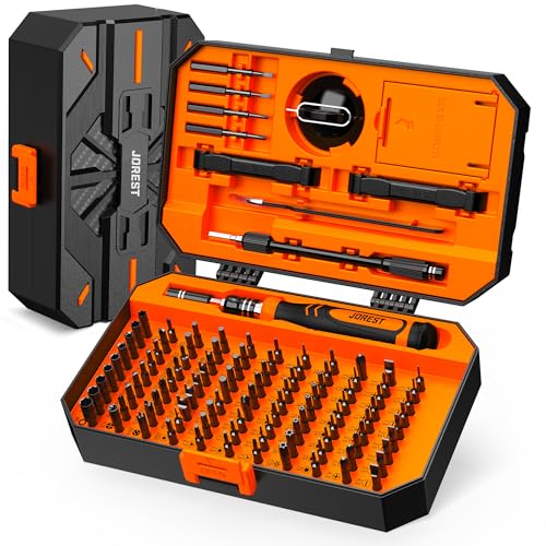 JOREST 115 in 1 Small Precision Screwdriver Set, Tool Gifts for Men, Magnetic Repair Tool Kit for PC, Laptop, Computer, iPhone, Macbook, Jewelers, PS5, Xbox, Switch, Electronics - style: 115 in 1