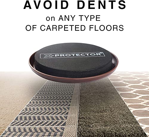 Furniture Sliders for Carpet X-PROTECTOR - 16 PCS Best Heavy Moving Pads 3 1/2" - Sliders for Furniture. Move Your Furniture Easy with Reusable Furniture Movers Sliders for Carpets! - size: 16 PCS 3.5", For Carpet