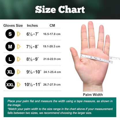 TitanFlex Heavy Duty Industrial Nitrile Gloves with Raised Diamond Texture, 8-mil, Latex Free (Green/Dark Green/Yellow) - color: 04 Dark Green (50ct), size: XX-Large