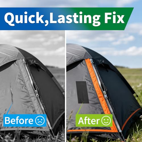 YONGJIN RV Awning Repair Tape, Heavy Duty Outdoor Tent Repair Tape and Tarp Tape, Waterproof Tarp Patch Kit for Camper, Boat Covers, Leather, Canvas, Rubber, Plastic, Heat Resistant (2 inch) - size: 2 Inch