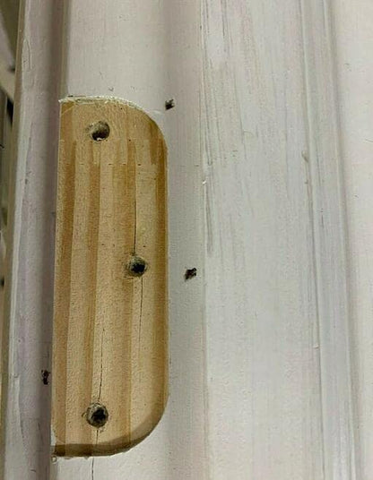 3.5 Inch Hinge Repair Plate Hinge Repair Kit Kitchen Cabinet Hinges Cabinet Door Hinge Door Hole Cover Plate Wooden Hinge Filler Plates, Hinge Blanks with Double Sided Tapes for Kitchen (5, 3.5inch)