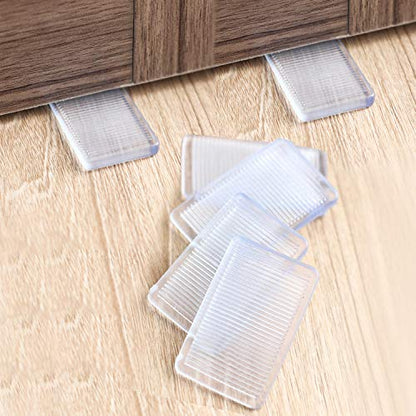 8 Pcs Plastic Clear Table Shims, Level Wedge for Home Furniture, Have Extreme Weight Capacity, Weather Resistant, Levelers for Wobbly Uneven Floors Fixing Toilet Leveling (Transparent) - color: Clear - 8 Pcs