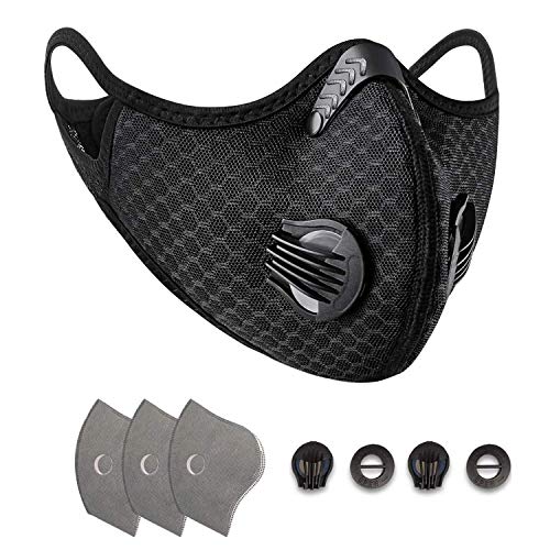 Filters Reusable Anti Dust Unisex Mouth Face Filter Replacement Breathable Earloop Smoke Pollen for Outdoor Cycling,Sports